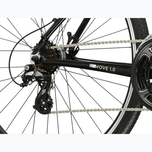 Bicicletă de oraș pentru bărbați KROSS Move 1.0 black/silver/gloss
