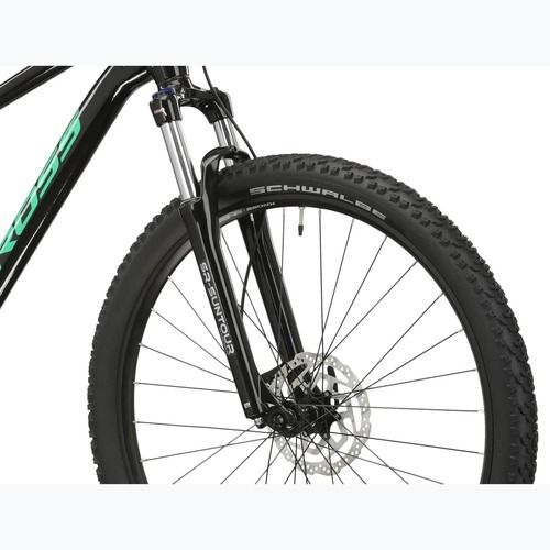 Bicicletă de munte KROSS Level 1.0 black/green/gloss