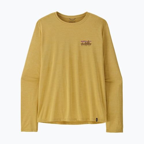 Longsleeve pentru bărbați Patagonia Capilene Cool Daily - '73 Skyline limestone yellow/light limestone yellow c-dye