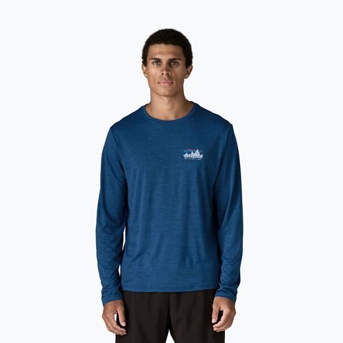 Longsleeve pentru bărbați Patagonia Capilene Cool Daily - '73 Skyline clement blue/light clement blue x-dye