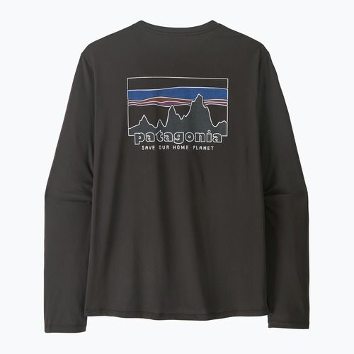 Longsleeve pentru bărbați Patagonia Capilene Cool Daily - '73 Skyline black