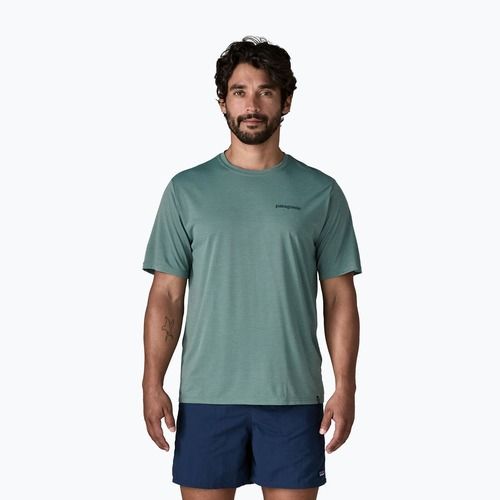 Tricou pentru bărbați Patagonia Capilene Cool Daily - Boardshort Logo blue sage/light blue sage x-dye