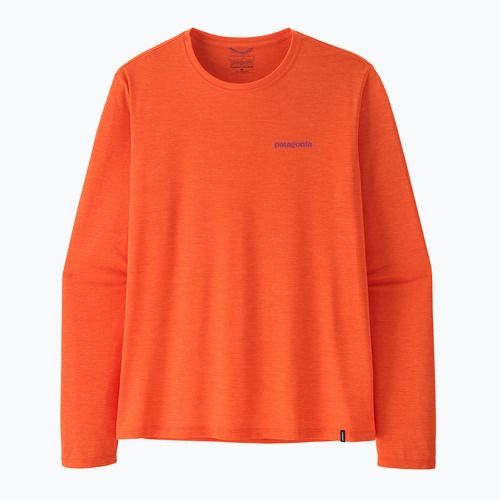 Longsleeve pentru bărbați Patagonia Capilene Cool Daily - Boardshort Logo orange peel/light orange peel x-dye