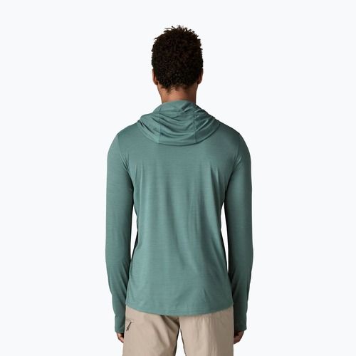 Bluză pentru bărbați Patagonia Capilene Ultra Hoody blue sage/light blue sage x-dye