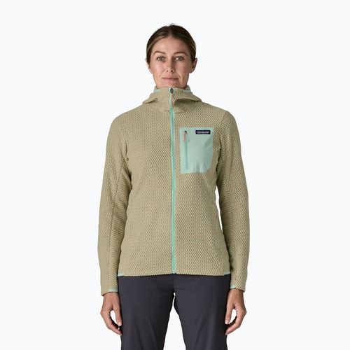 Bluză fleece pentru femei Patagonia R1 Air Full-Zip Hoody weathered stone