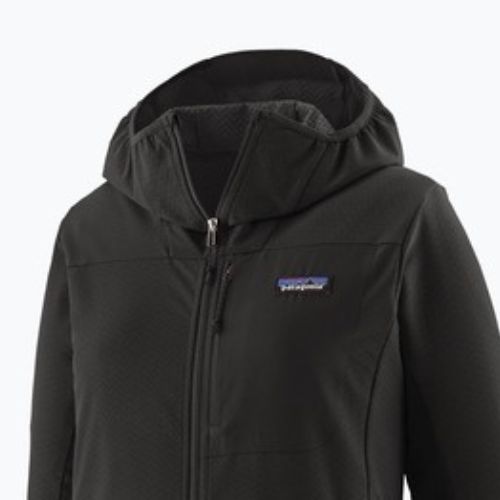 Geacă softshell pentru femei  Patagonia R1 CrossStrata Hoody black