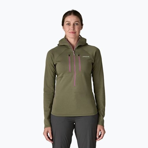Bluză pentru femei Patagonia R1 Ultralight Hoody basin green