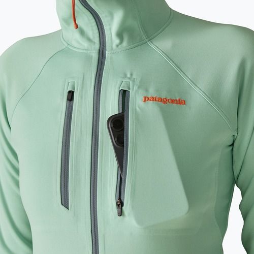 Bluză pentru femei Patagonia R1 Ultralight Hoody thin ice