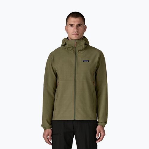 Geacă softshell pentru bărbați Patagonia R1 TechFace Hoody basin green