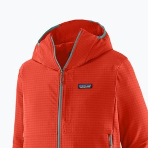 Geacă softshell pentru bărbați Patagonia R1 TechFace Hoody hot ember