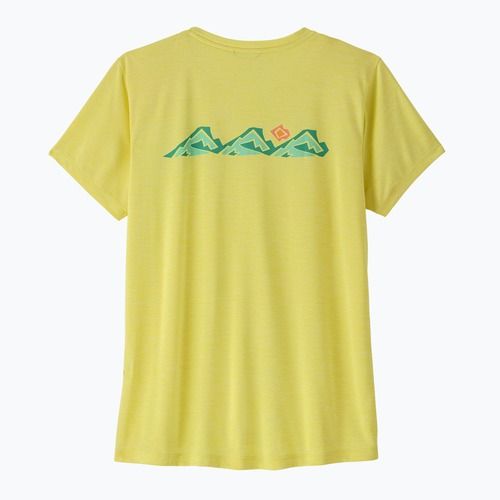 Tricou pentru femei Patagonia Capilene Cool Daily Shirt - Boardshort Logo lemon zest