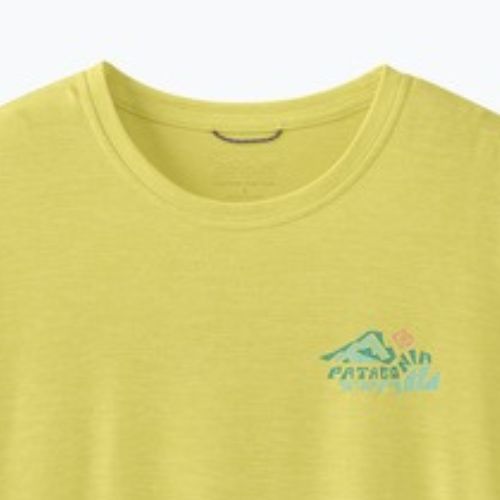 Tricou pentru femei Patagonia Capilene Cool Daily Shirt - Boardshort Logo lemon zest