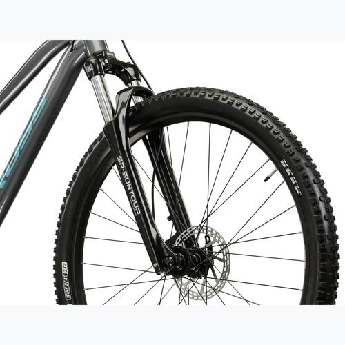 Bicicletă de munte pentru femei KROSS Lea 4.0 In 27.5 grey/turquoise/gloss