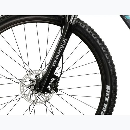 Bicicletă de munte pentru femei KROSS Lea 4.0 In 27.5 grey/turquoise/gloss