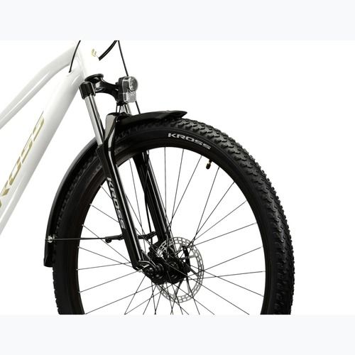 Bicicletă de munte pentru femei KROSS Lea 2.0 Eq W 27.5 white/gold/gloss
