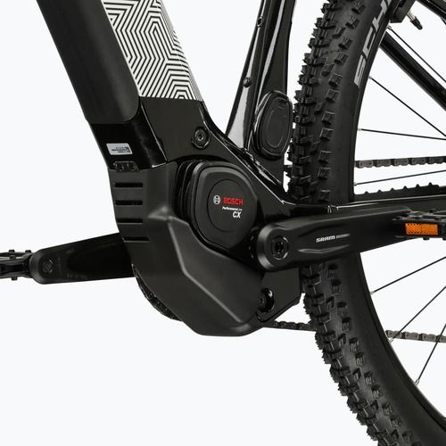 Bicicletă electrică KROSS Influx Hyb 5.0 29 electric 800 Wh black/white/gloss
