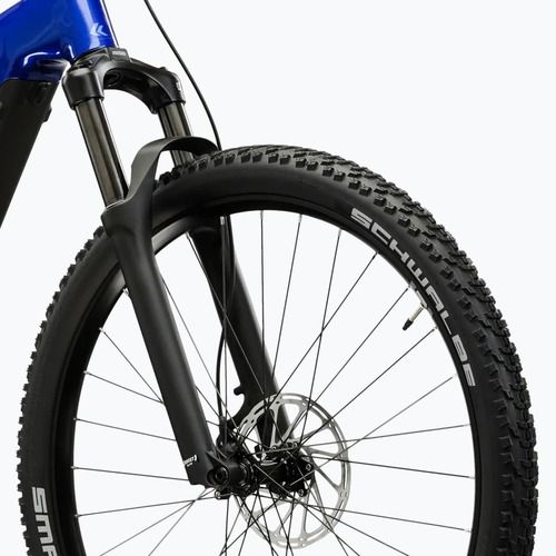 Bicicletă electrică KROSS Influx Hyb 4.0 29 el. 800 Mh blue/light blue/gloss