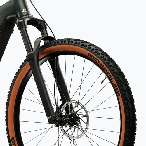 Bicicletă electrică KROSS Influx Hyb 4.0 29 el. 800 Mh green/khaki/matte