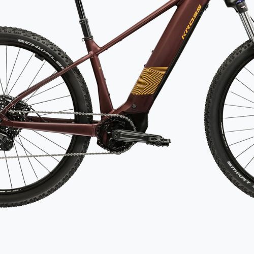 Bicicletă electrică KROSS Influx Hyb 3.0 29 el. 800 Wh ruby/gold/matte