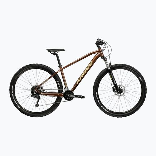 Bicicletă de munte KROSS Hexagon 5.0 27.5" brown/gold/gloss