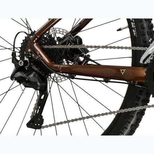 Bicicletă de munte KROSS Hexagon 5.0 27.5" brown/gold/gloss