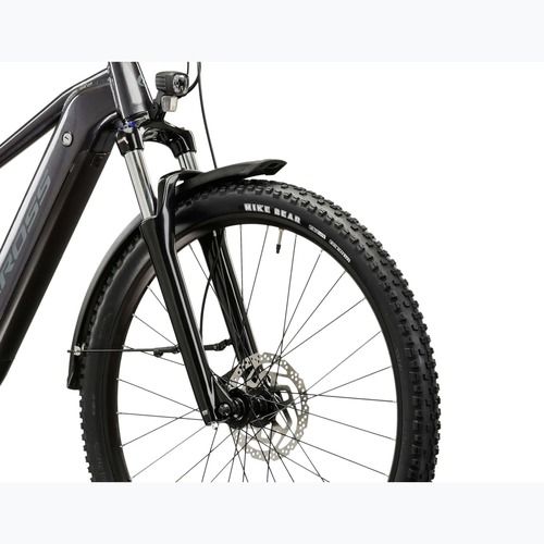 Bicicletă electrică KROSS Hexagon Boost 1.0 Eq el. graphite/graphite/gloss