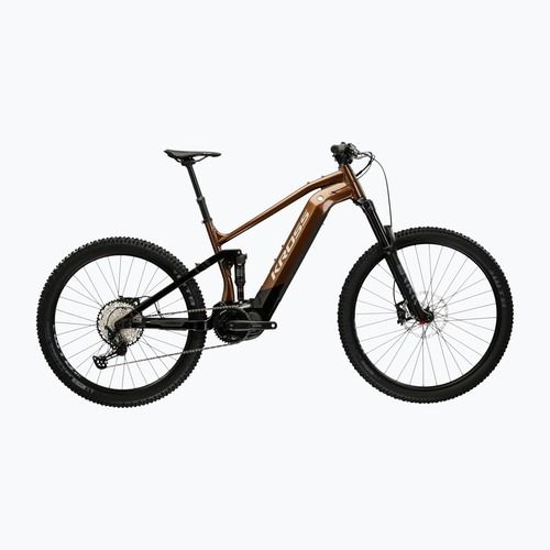 Bicicletă electrică pentru bărbați KROSS Grist Boost 3.0 el. 630 Wh brown/black/gloss