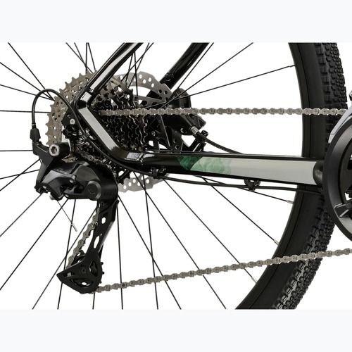 Bicicletă cross KROSS Evado 7.0 black/silver/gloss
