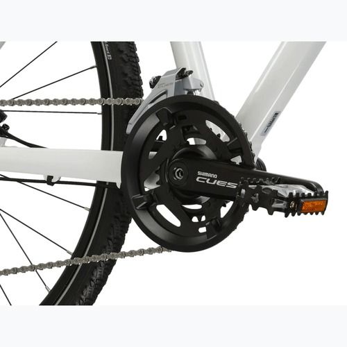 Bicicletă cross pentru femei KROSS Evado 7.0 In white/turquoise/gloss