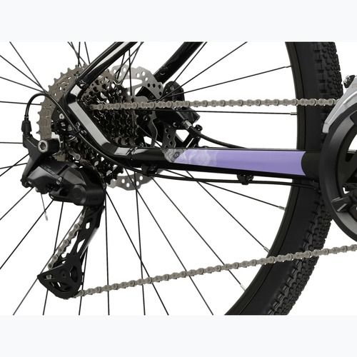 Bicicletă cross pentru femei KROSS Evado 7.0 In black/purple/gloss