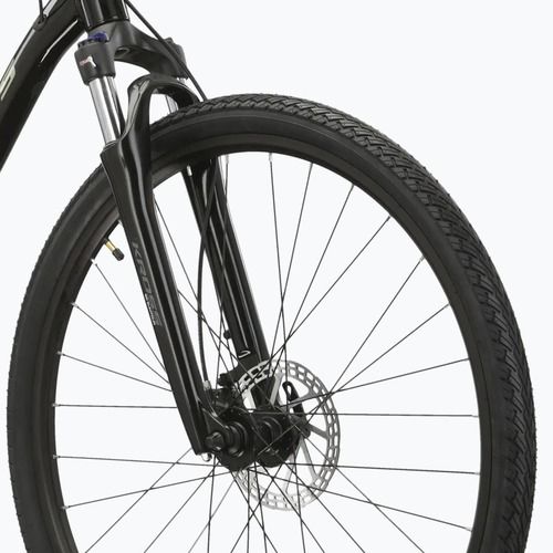 Bicicletă cross KROSS Evado 5.0 black/green/gloss