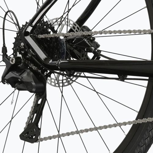 Bicicletă cross KROSS Evado 5.0 black/green/gloss