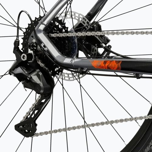 Bicicletă cross KROSS Evado 5.0 grey/black/gloss