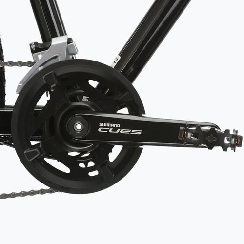 Bicicletă cross pentru femei KROSS Evado 5.0 In black/turquoise/gloss