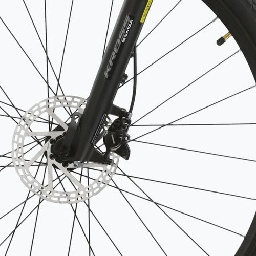 Bicicletă cross pentru femei KROSS Evado 5.0 In black/turquoise/gloss