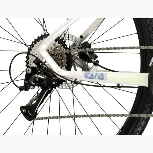 Bicicletă cross pentru femei KROSS Evado 4.0 In grey/navy/gloss