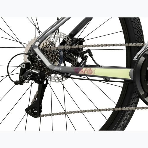 Bicicletă cross pentru femei KROSS Evado 3.0 In gray/green