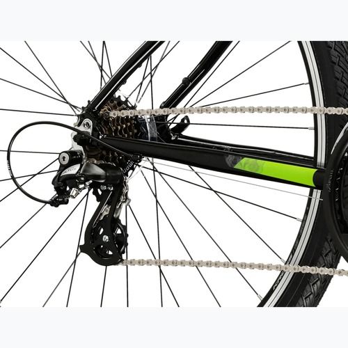 Bicicletă cross KROSS Evado 2.0 black/green/gloss