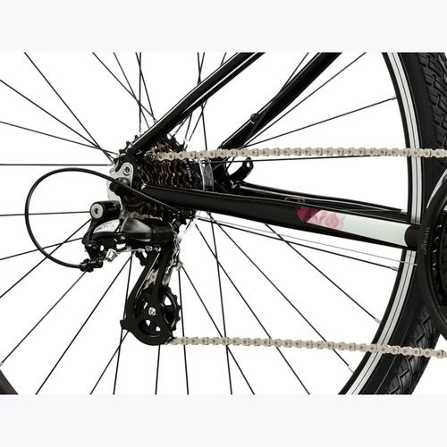 Bicicletă cross pentru femei KROSS Evado 2.0 In black/pink/gloss