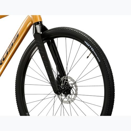 Bicicletă gravel KROSS Esker 5.0 gold/graphite