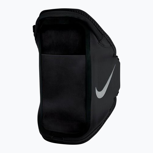 Curea pentru telefon Nike Pocket Arm Band Plus black/black/silver