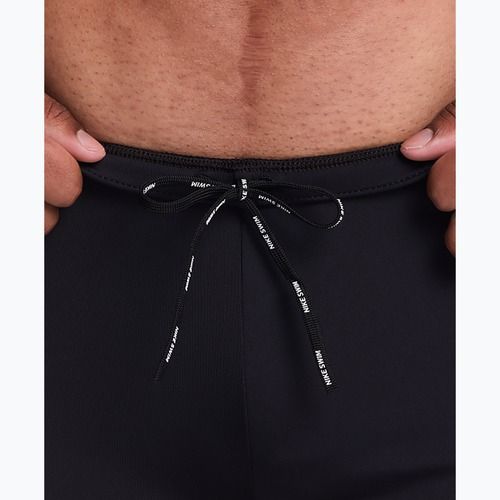 Boxeri de baie pentru bărbați Nike Logo Graphic Square Leg black