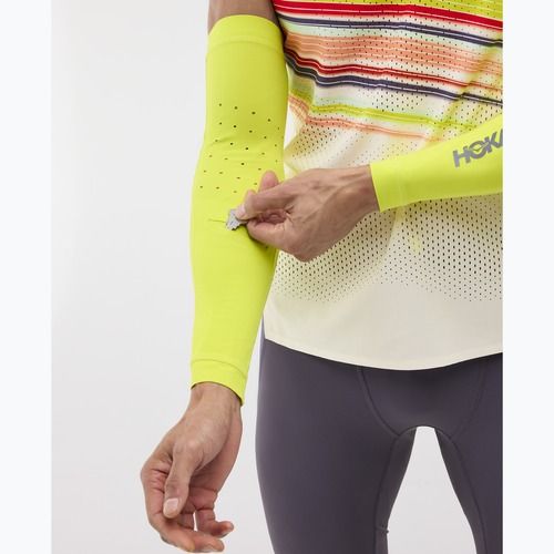 Mânecuțe pentru alergare HOKOA Race Day hoka citrus