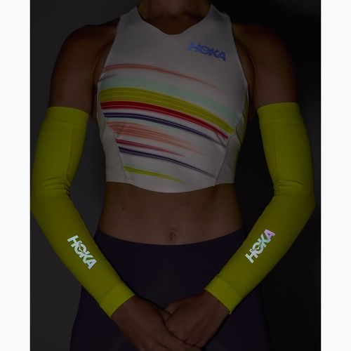 Mânecuțe pentru alergare HOKOA Race Day hoka citrus