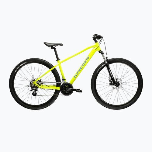 Bicicletă de munte KROSS Hexagon 2.0 27,5" lime/blue/gloss