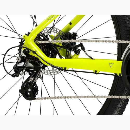 Bicicletă de munte KROSS Hexagon 2.0 27,5" lime/blue/gloss