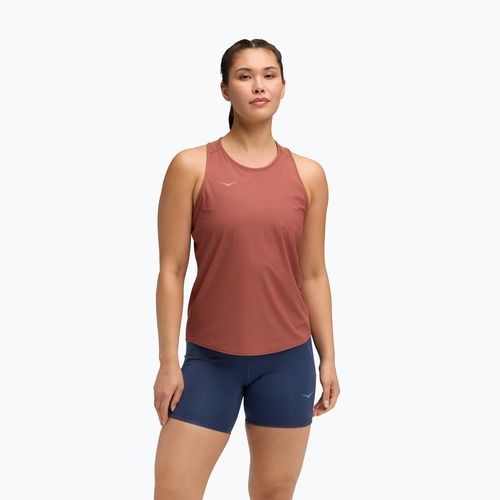 Tricou de alergare pentru femei HOKA Airolite Tank 2.0 red