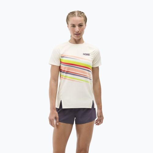 Tricou de alergare pentru femei HOKA Race Day alabaster flare