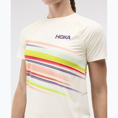Tricou de alergare pentru femei HOKA Race Day alabaster flare