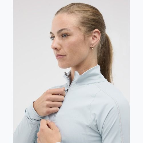 Bluză de alergare pentru femei HOKA GlideTech Quarter Zip mineral blue